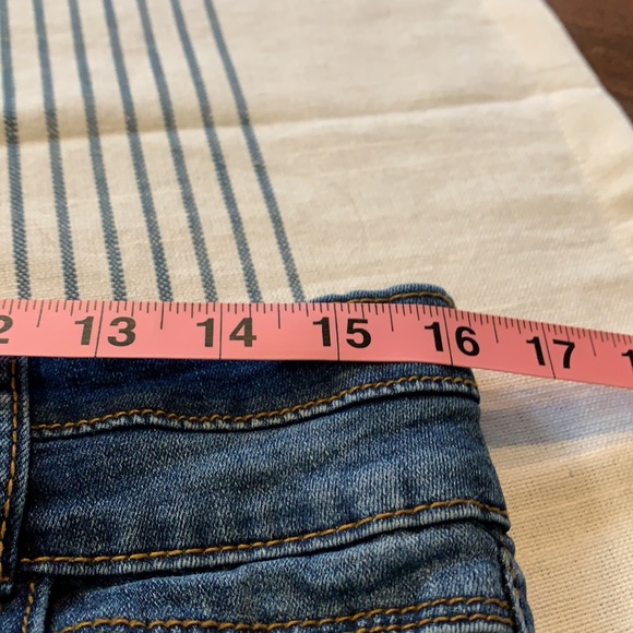 Distressed Mid Rise Jean Shorts - Picture 9 of 9